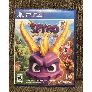 Spyro Reignited Trilogy Console Game - Sony PlayStation 4 Activision Remastered